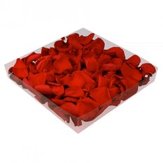 175 petalos de rosas naturales aporiximadamente, en un caja de un litro con garantia de larga duraión.
sorpresas originales para tu pareja.
